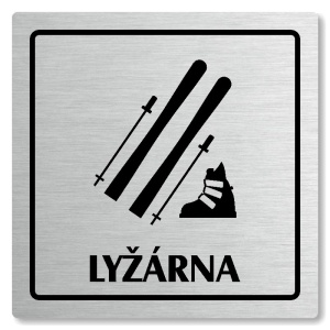 Lyžárna, 100x100mm, stříbrná, Arizona
